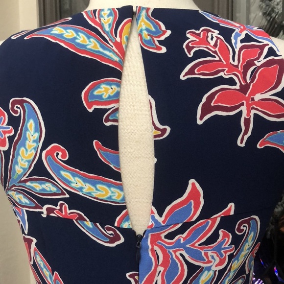 Laundry by Shelli Segal Women’s Floral Gaucho Jumpsuit Cropped Wide Leg - Picture 7 of 11